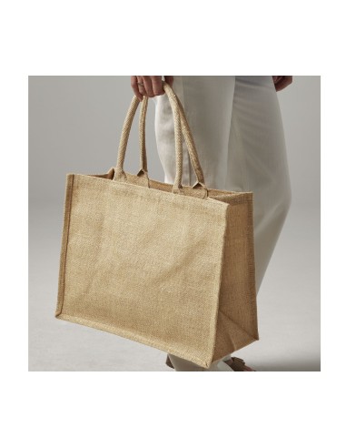 WES-W437-Shimmer Jute Shopper